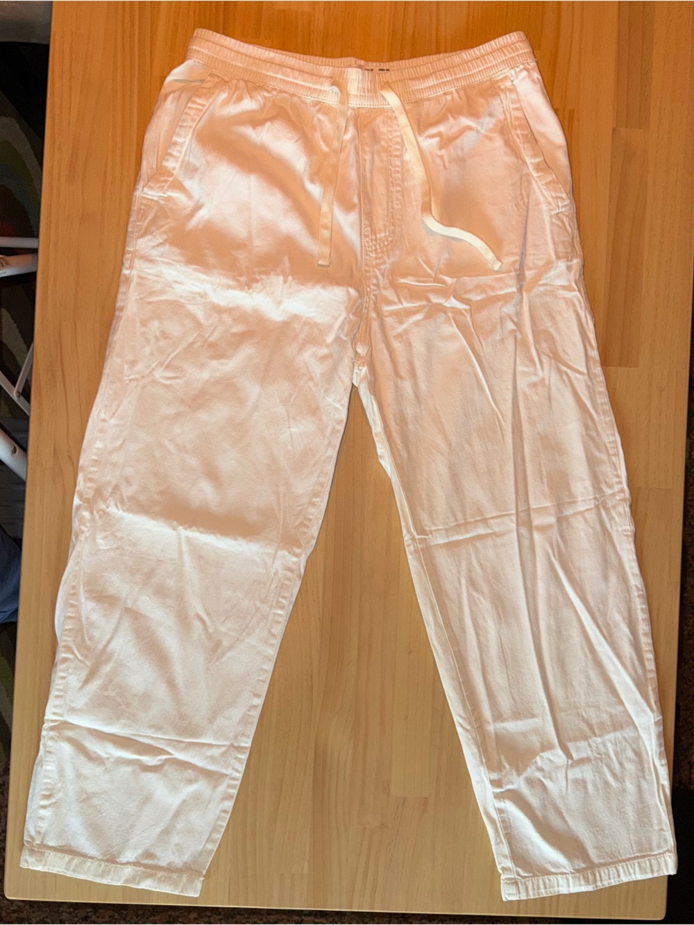 Pull&Bear White Men's Jogger Pants